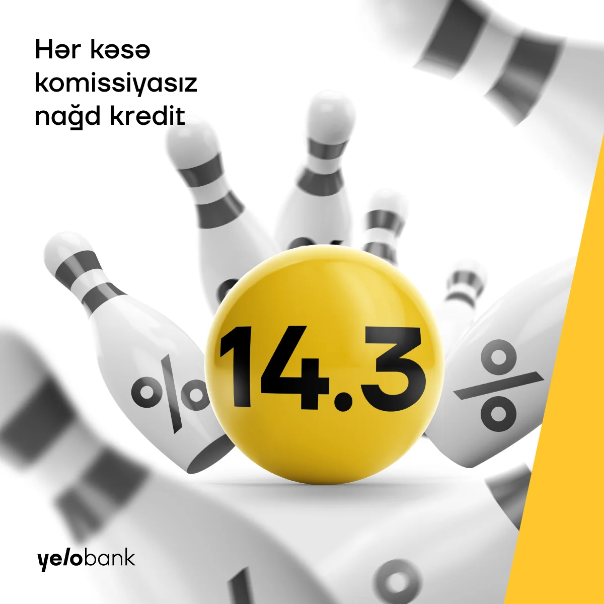 İllik 14,3%-lə komissiyasız nağd kredit kampaniyasının son həftəsi