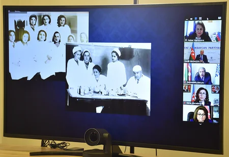 YAP-da akademik Zərifə Əliyevanın doğum gününə həsr edilmiş videokonfrans keçirilib