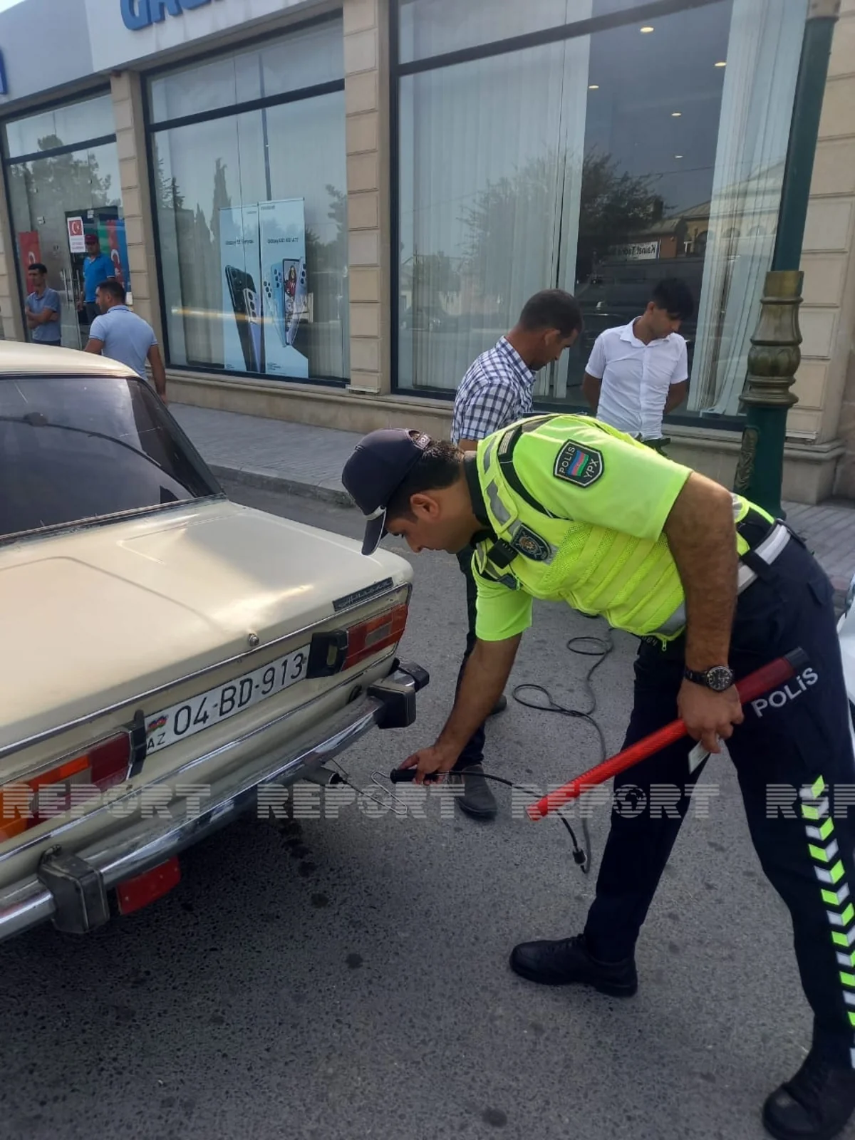 Kürdəmirdə reyd zamanı 20 sürücü cərimələndi