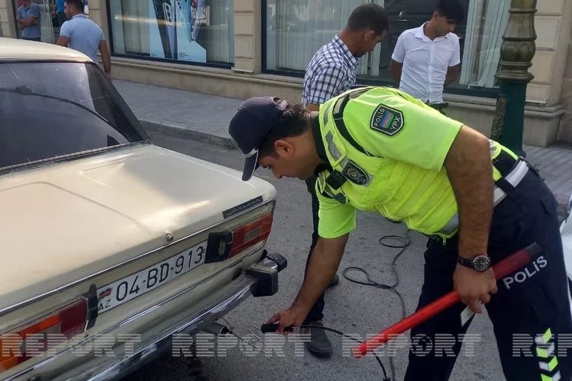 Kürdəmirdə reyd zamanı 20 sürücü cərimələndi