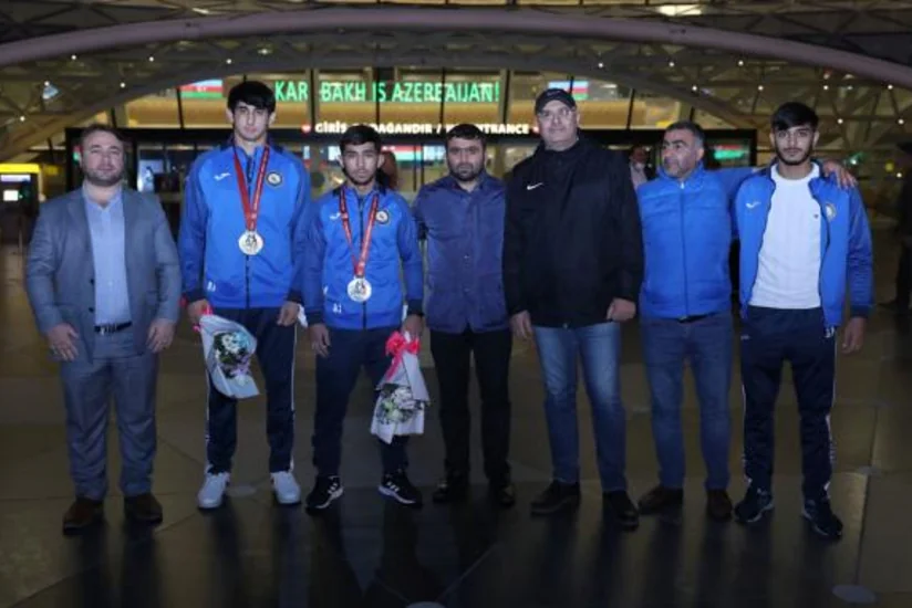 Azərbaycan cüdoçuları dünya çempionatından Vətənə qayıdıb