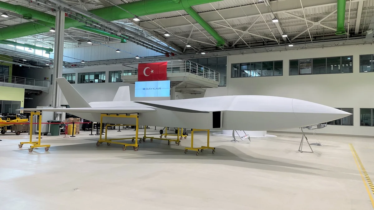 Turkiye’s Baykar Makina presents first jet drone with Ukrainian engine