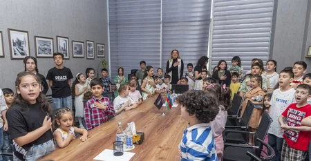 Festive atmosphere at Report News Agency on Children's Day