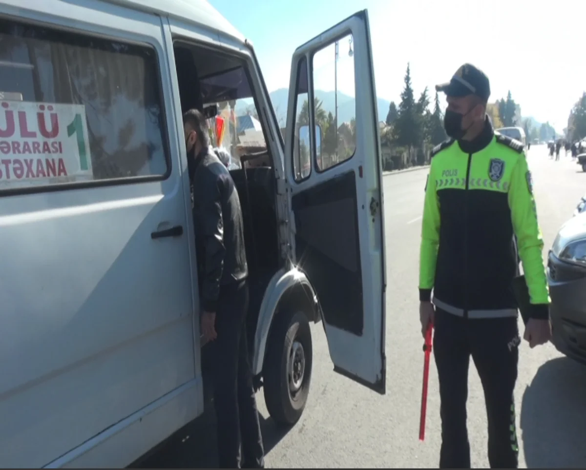 Balakəndə ictimai nəqliyyatda karantin qaydalarına əməl etməyənlər cərimələnib