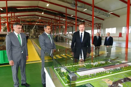 Ağdaşda Biyan Sənaye Parkının açılışı olub - YENİLƏNİB