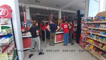 Qubada böyük ərzaq mağazasında yanğın baş verib - VİDEO