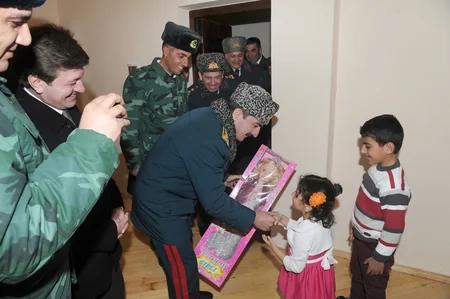 Azərbaycanın ən yüksək zirvəsində yeni sərhəd zastavasının açılışı olub - FOTO