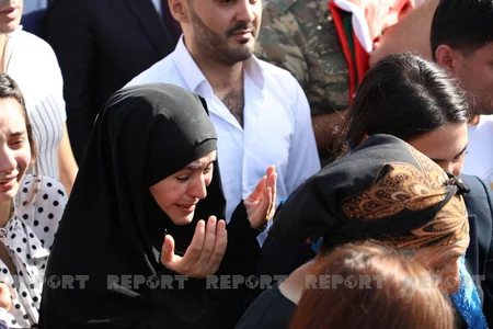 Şəhid Səbuhi Əhmədov İkinci Fəxri xiyabanda dəfn edilib - YENİLƏNİB