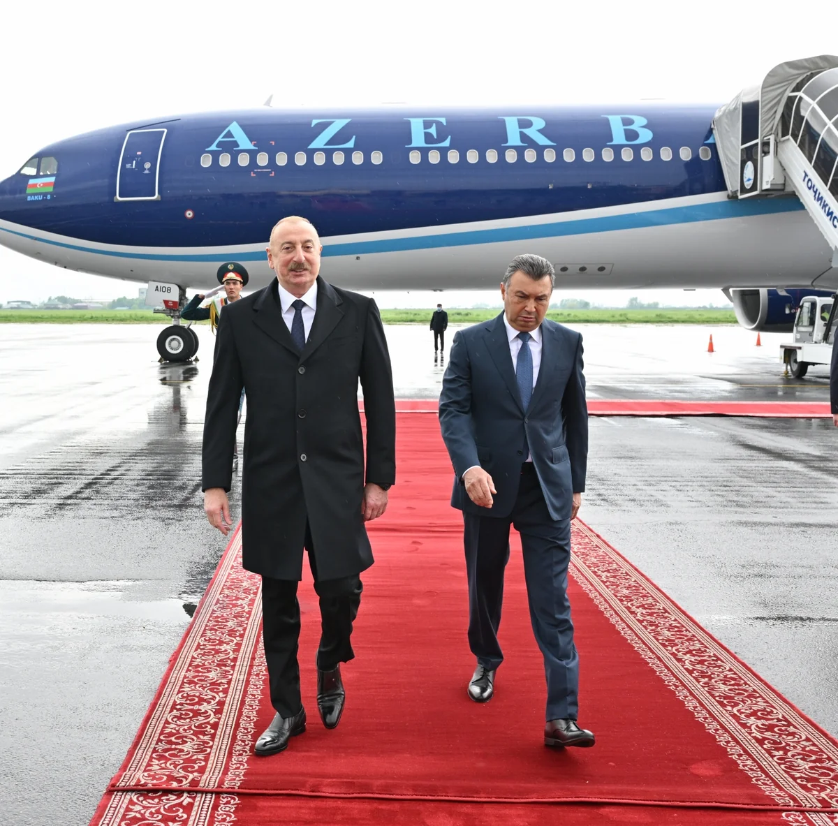 President Ilham Aliyev arrives in Tajikistan for state visit