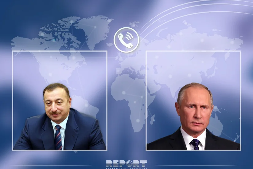 Президент Ильхам Алиев позвонил Владимиру Путину