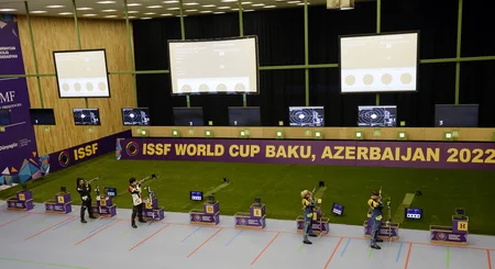 Stend atıcılığının səngər növü üzrə final yarışının qalibləri bəlli olub