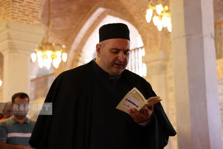 Şuşada bayram namazı qılınıb