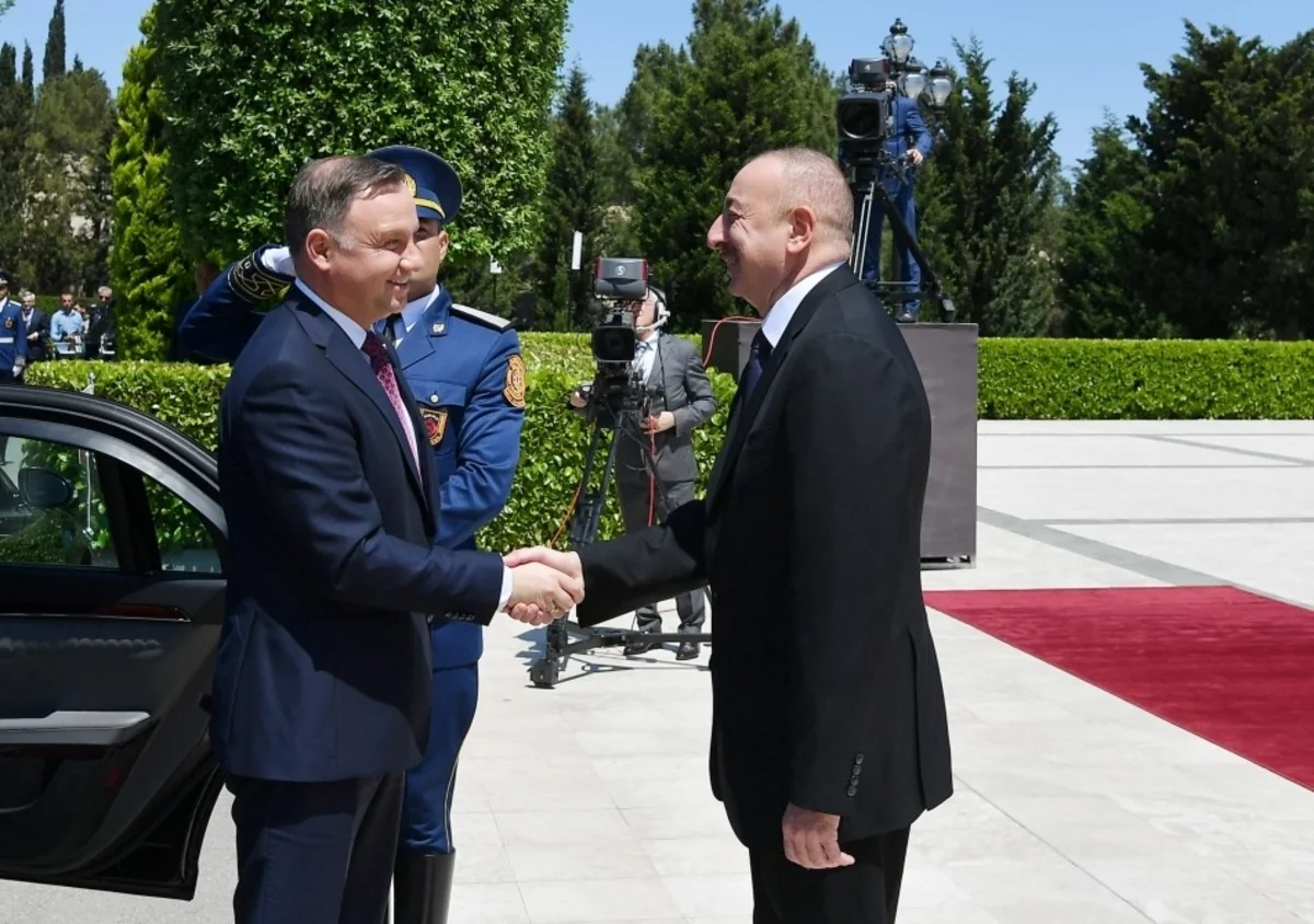 Official welcome ceremony was held for Polish President Andrzej Duda