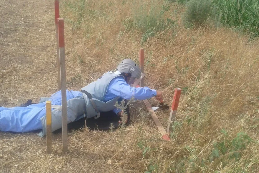 Cocuq Mərcanlıda tank əleyhinə mina və partlamamış hərbi sursat aşkar edilib