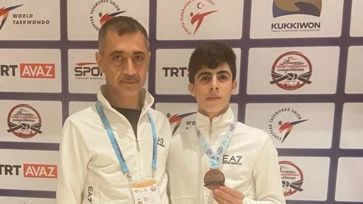 Dünya çempionatı: Azərbaycan para-taekvondoçusu bürünc medal qazanıb