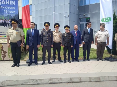 Mingəçevirdə “Şahin” hərbi-idman oyunlarının final mərhələsinə start verilib