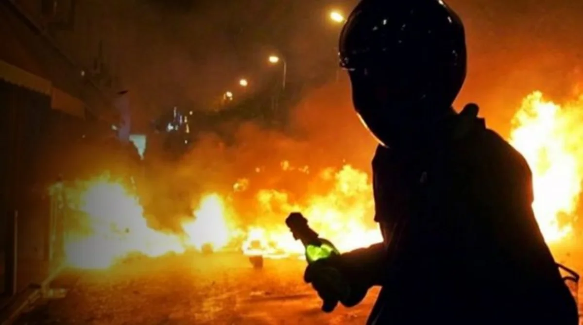 Police car destroyed, officer injured in Athens Molotov cocktail attack