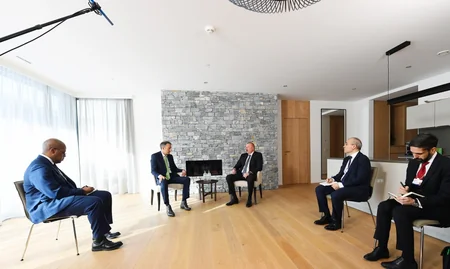 Expansion of Azerbaijan's energy projects discussed in Davos