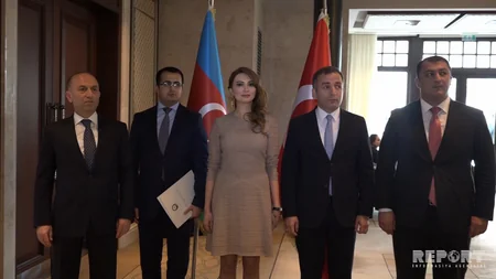 İstanbulda 28 May - Respublika Günü münasibəti ilə təntənəli mərasim keçirilib