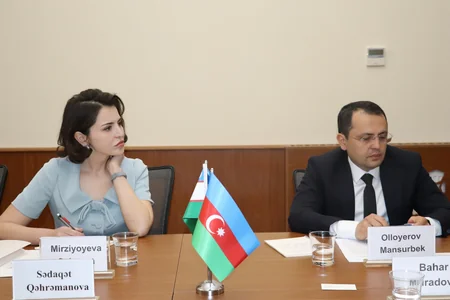 Dövlət Komitəsində Özbəkistan nümayəndə heyəti ilə görüş keçirilib
