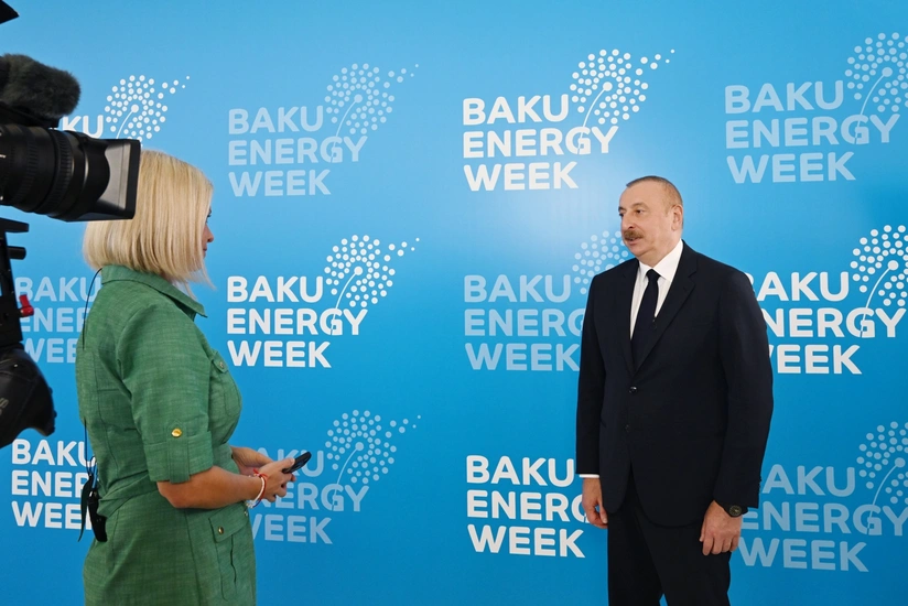 Euronews broadcast interview with President Ilham Aliyev