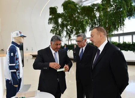 Prezident İlham Əliyev XXXI Yay Olimpiya Oyunlarında iştirak edəcək idmançıların yolasalma mərasimində iştirak edib