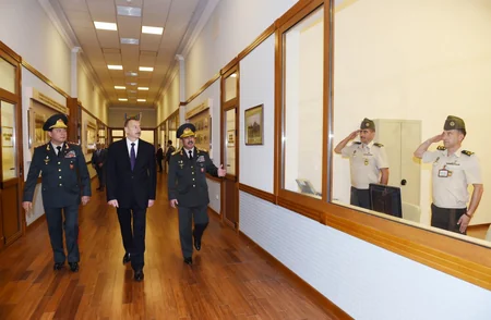 President Ilham Aliyev attended the opening of a new administrative building of General Staff of Armed Forces