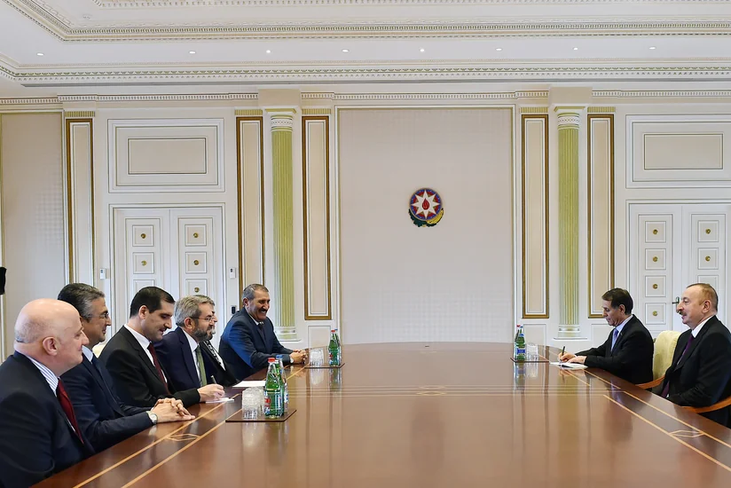 President Ilham Aliyev receives delegation of Turkey-Azerbaijan inter-parliamentary friendship group