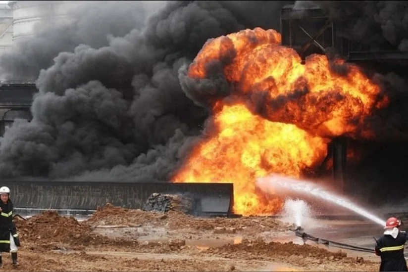 В Китае взорвался газопровод, есть погибшие и раненые