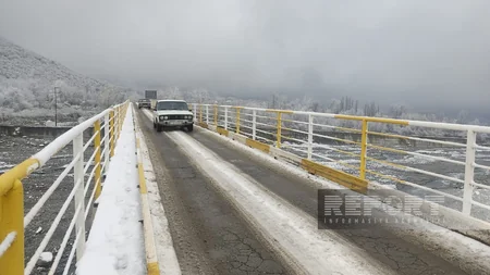 Şəkidə kəndləri birləşdirən körpü dağılır