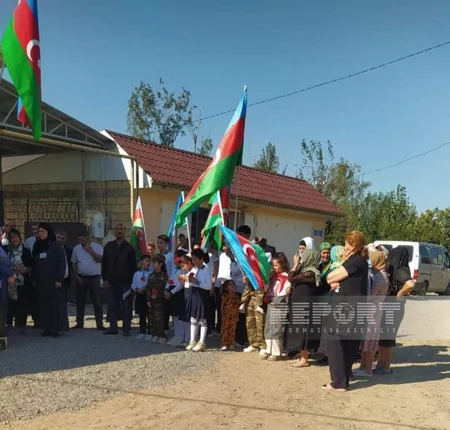 Biləsuvarda Vətən müharibəsi şəhidinin adına bulağın açılışı olub 