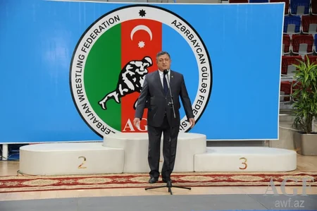 Güləş üzrə Azərbaycan çempionatının açılış mərasimi keçirilib