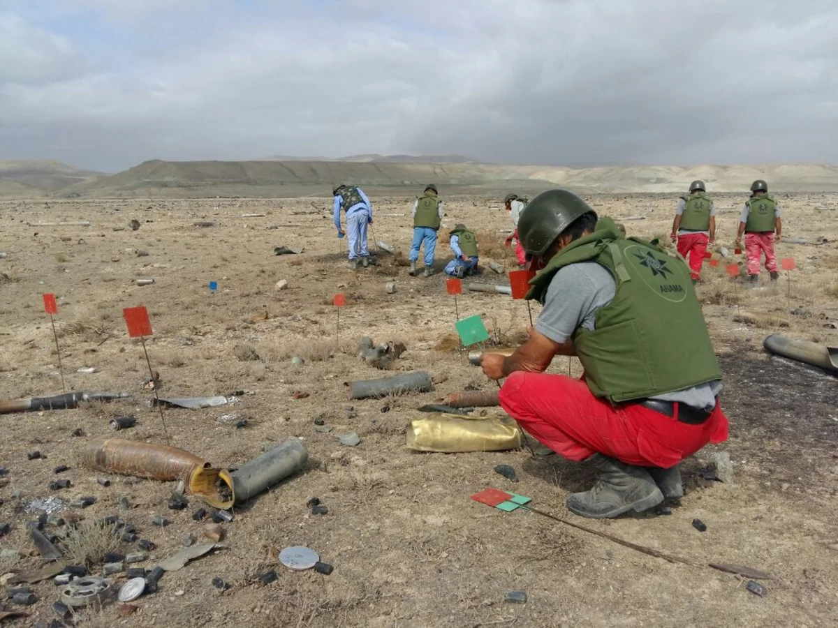 Xızıda 112 ədəd partlamamış hərbi sursat aşkar edilib