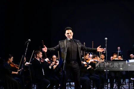 Bişkekdə Üzeyir Hacıbəylinin 140 illliyi münasibətilə simfonik konsert təqdim olunub