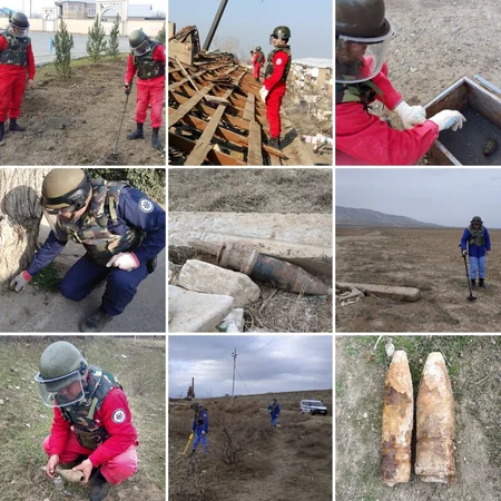 Ötən ay Azərbaycanda 158 ədəd partlamamış hərbi sursat tapılıb