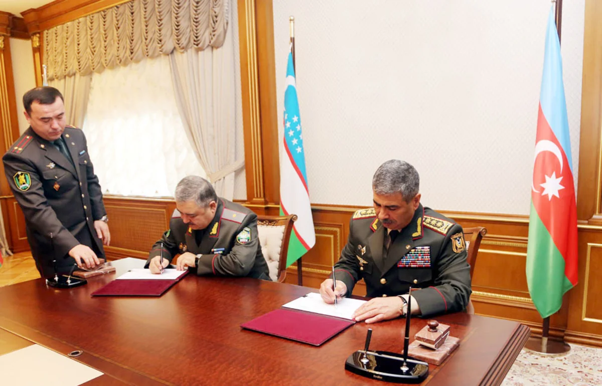 Azerbaijan and Uzbekistan sign a plan of bilateral military cooperation - VIDEO