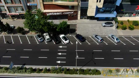 Bakının Əhməd Rəcəbli küçəsinin bir hissəsində aparılan təmir yekunlaşıb