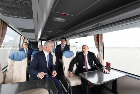 Prezident İlham Əliyev Bakı Beynəlxalq Dəniz Ticarət Limanı Kompleksinin açılışında iştirak edib - YENİLƏNİB