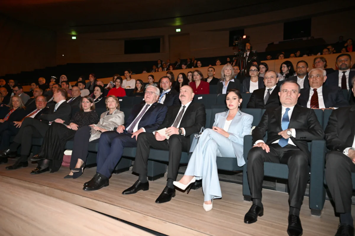 Azərbaycan və Almaniya prezidentləri Heydər Əliyev Mərkəzində təşkil olunmuş konsertdə iştirak ediblər