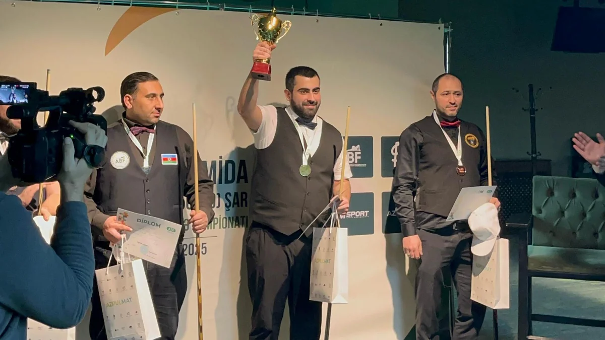 Bilyard üzrə Azərbaycan çempionatının qalibi müəyyənləşib