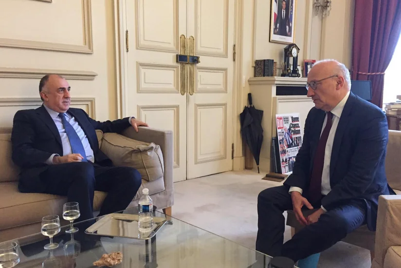 Elmar Mammadyarov met with Diplomatic Adviser to French President