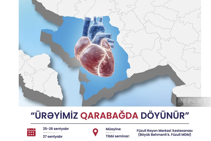 TƏBİB Füzulidə “Ürəyimiz Qarabağda döyünür!” layihəsi keçirəcək