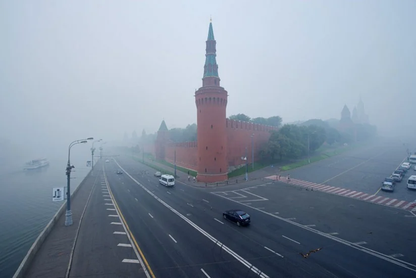 В Москве объявили желтый уровень опасности из-за тумана