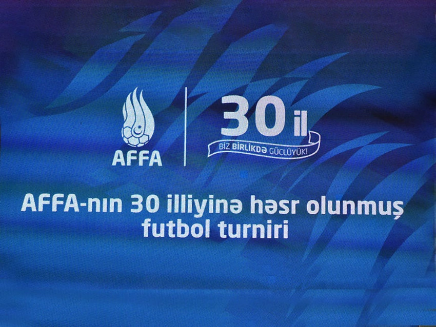 AFFA-nın 30 illik yubileyi münasibətilə turnir keçirilib