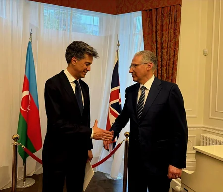 Azərbaycanın Britaniyadakı səfirliyinin yeni inzibati binasının açılışı olub