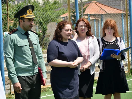 Penitensiar Xidmətin tərbiyə müəssisəsində yoldaşlıq oyunu keçirilib