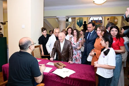 Muzey Mərkəzində gənc rəssamların “Sənin adın nədir?” adlı ilk tanıtım sərgisi açılıb