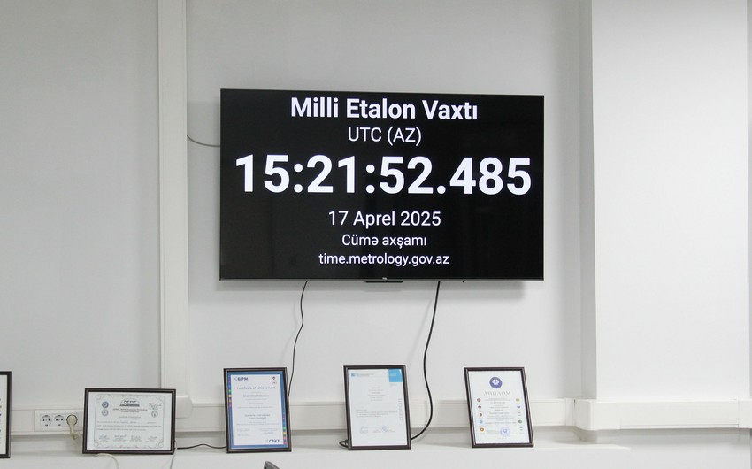 Azərbaycanda Milli Etalon Vaxtı yaradılır