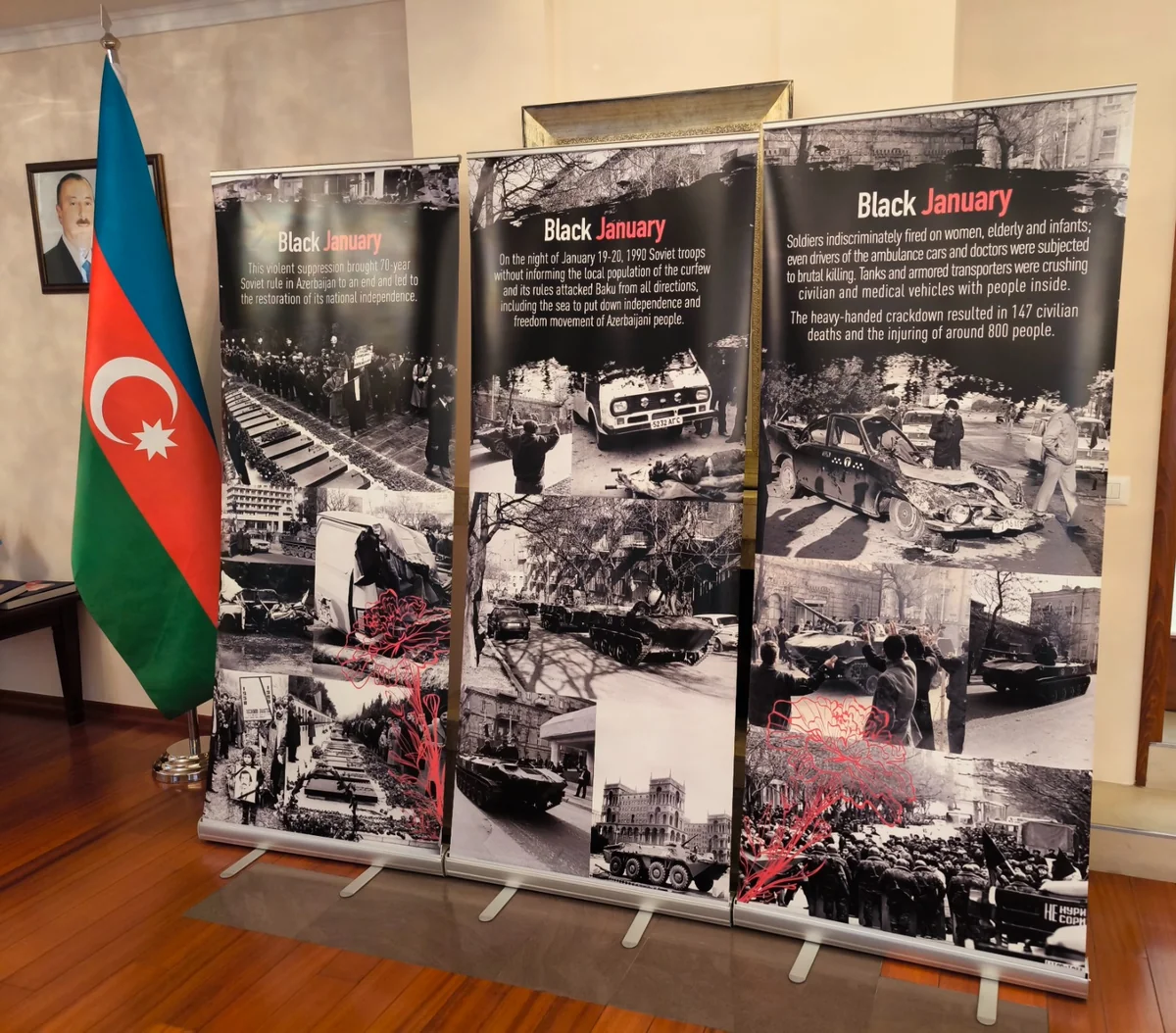 Serbiyada 20 Yanvar faciəsinin qurbanları anılıb 