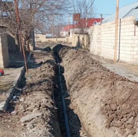 Ağcabədidə 7 çoxmənzilli yaşayış binasına mərkəzi şəbəkədən su veriləcək